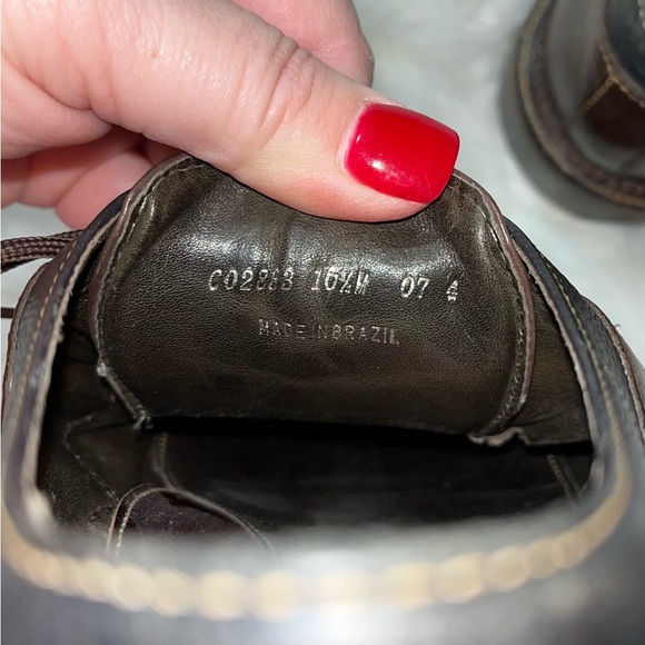 Cole Haan Brown Leather Split Toe Oxfords Shoes~Lace Up Men Size 10.5 M, CO2883 - Picture 8 of 8